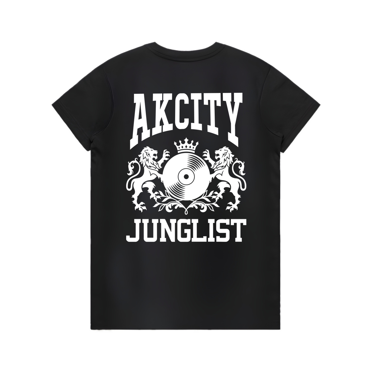 Womens AK CITY JUNGLIST Tee - Black (back)