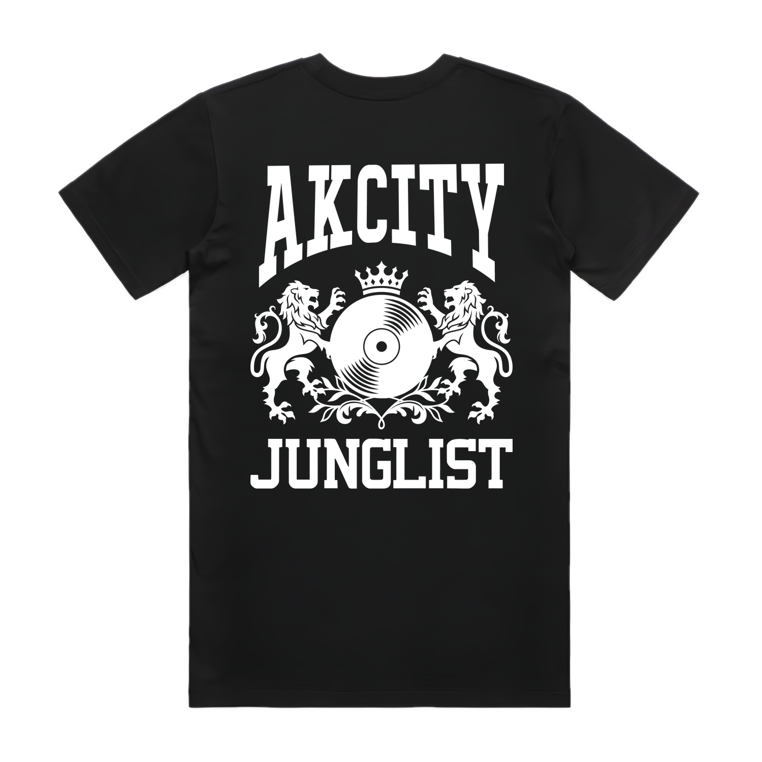 Mens AK CITY JUNGLIST Tee - Black (back)