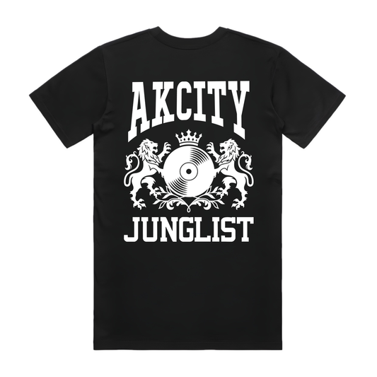 Mens AK CITY JUNGLIST Tee - Black (back)