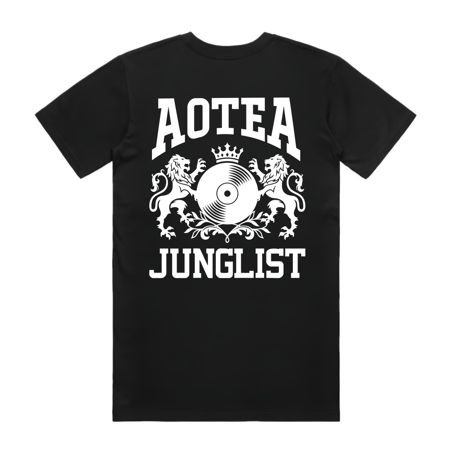 Mens AOTEA JUNGLIST Tee - Black (back)
