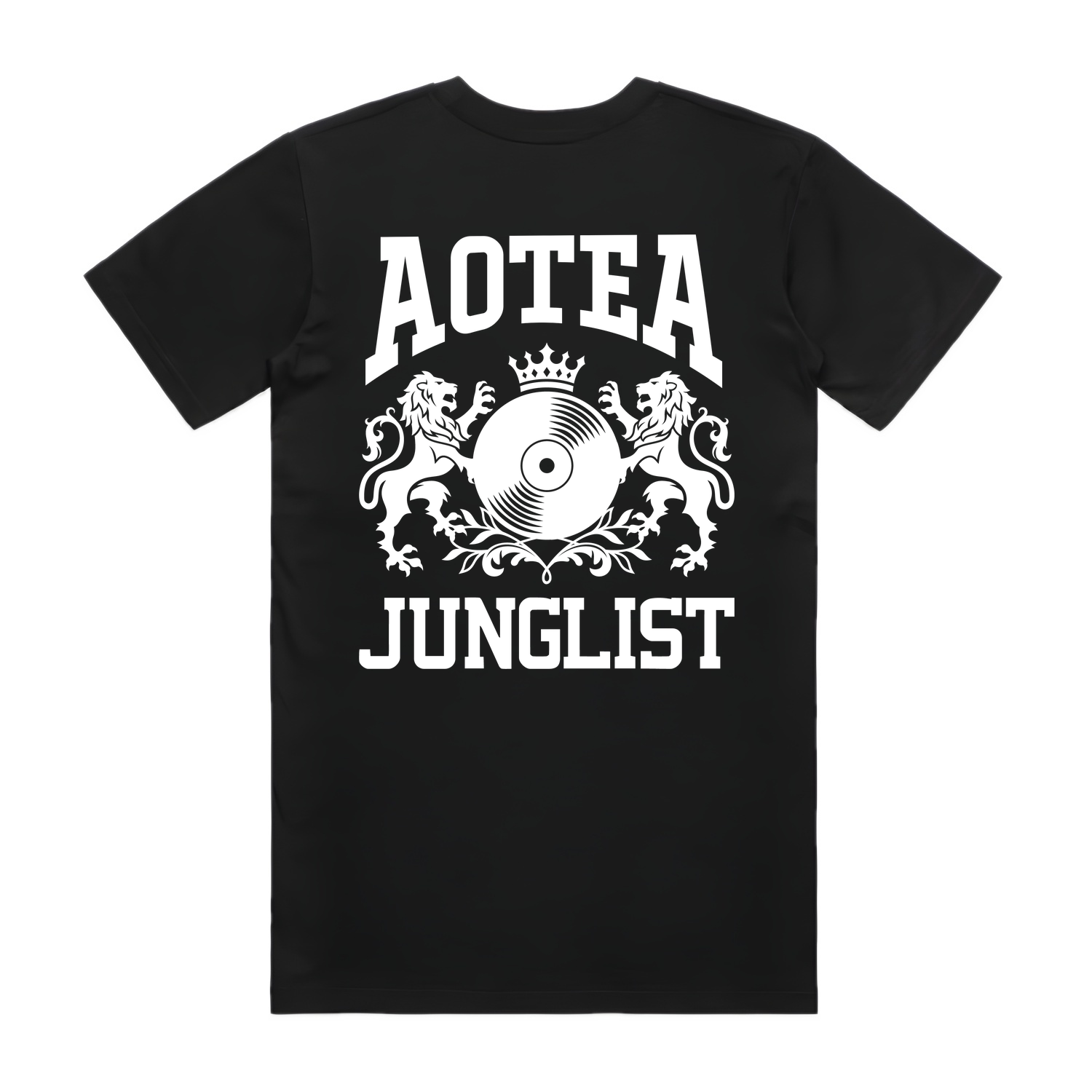 Mens AOTEA JUNGLIST Tee - Black (back)