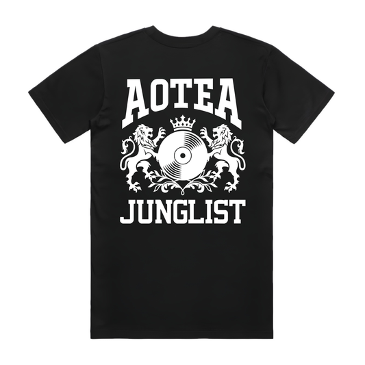 Mens AOTEA JUNGLIST Tee - Black (back)