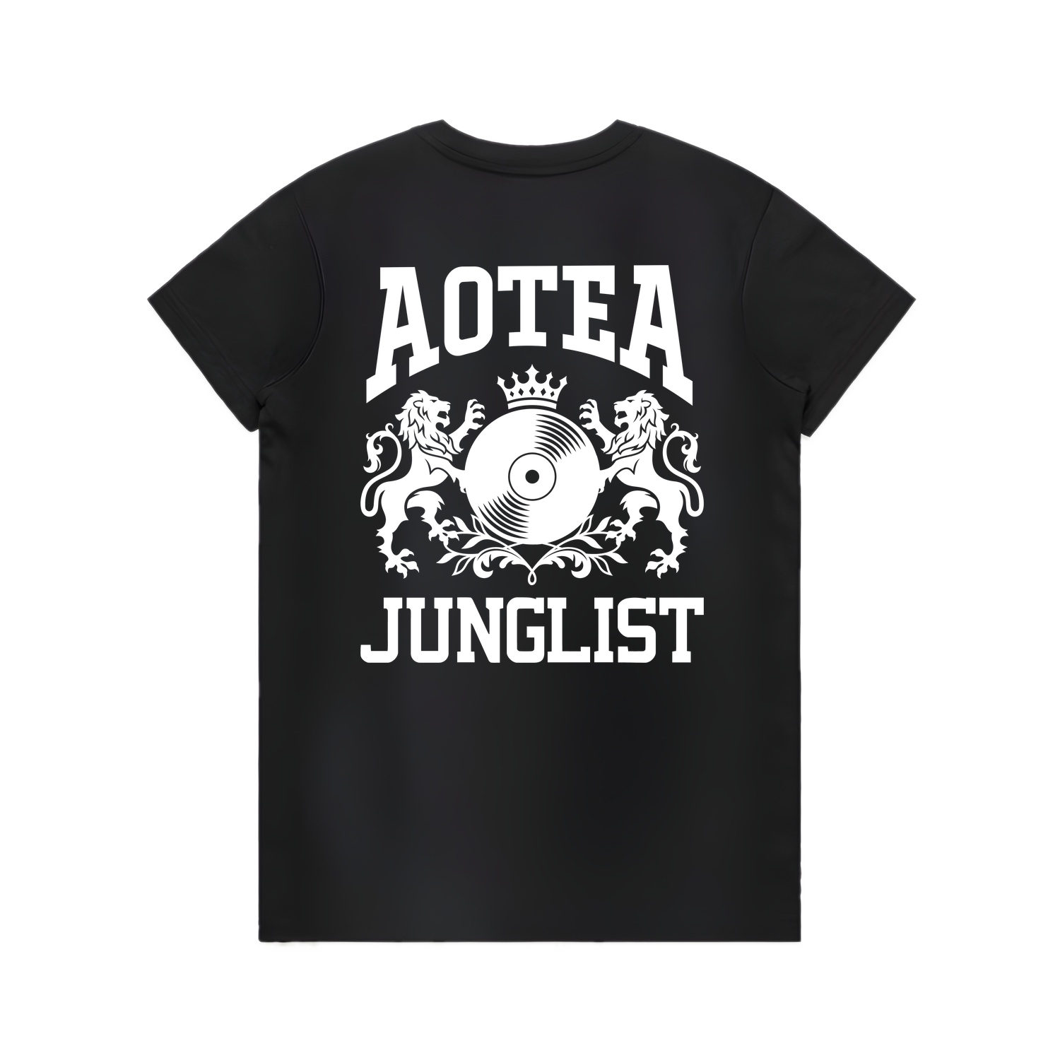 Womens AOTEA JUNGLIST Tee - Black (back)