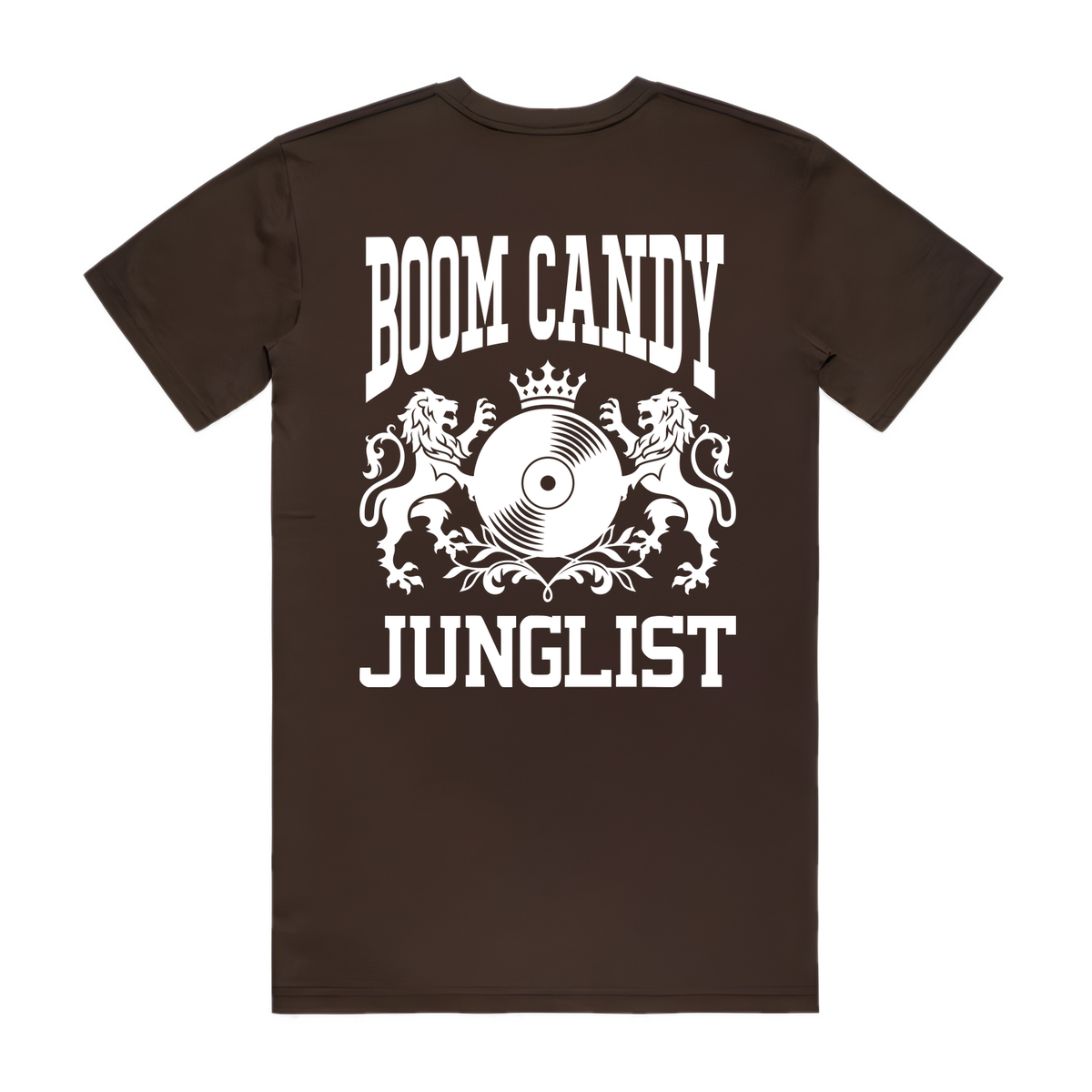 Mens BOOM CANDY JUNGLIST Tee - Chocolate (back)