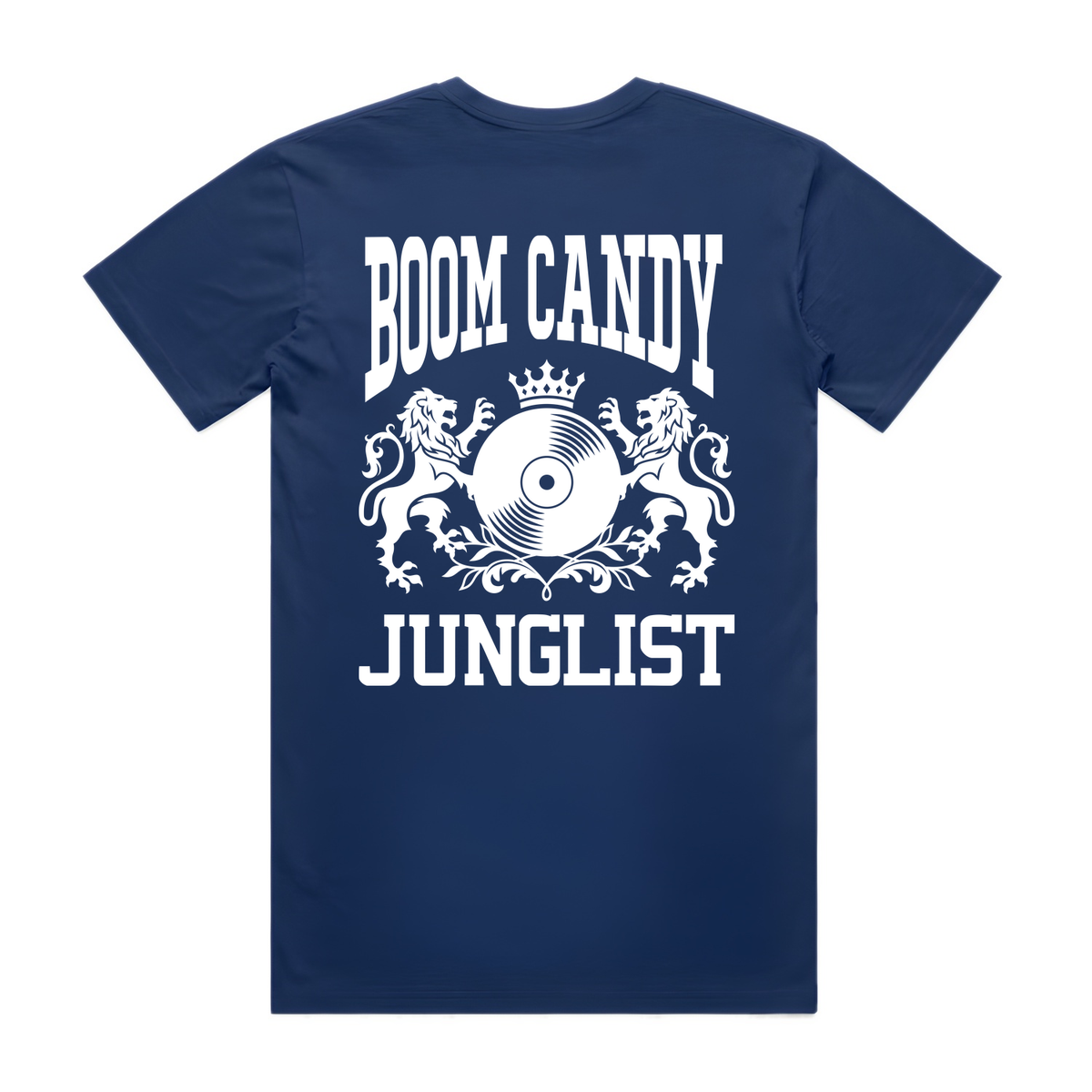 Mens BOOM CANDY JUNGLIST Tee - Cobalt Blue (back)