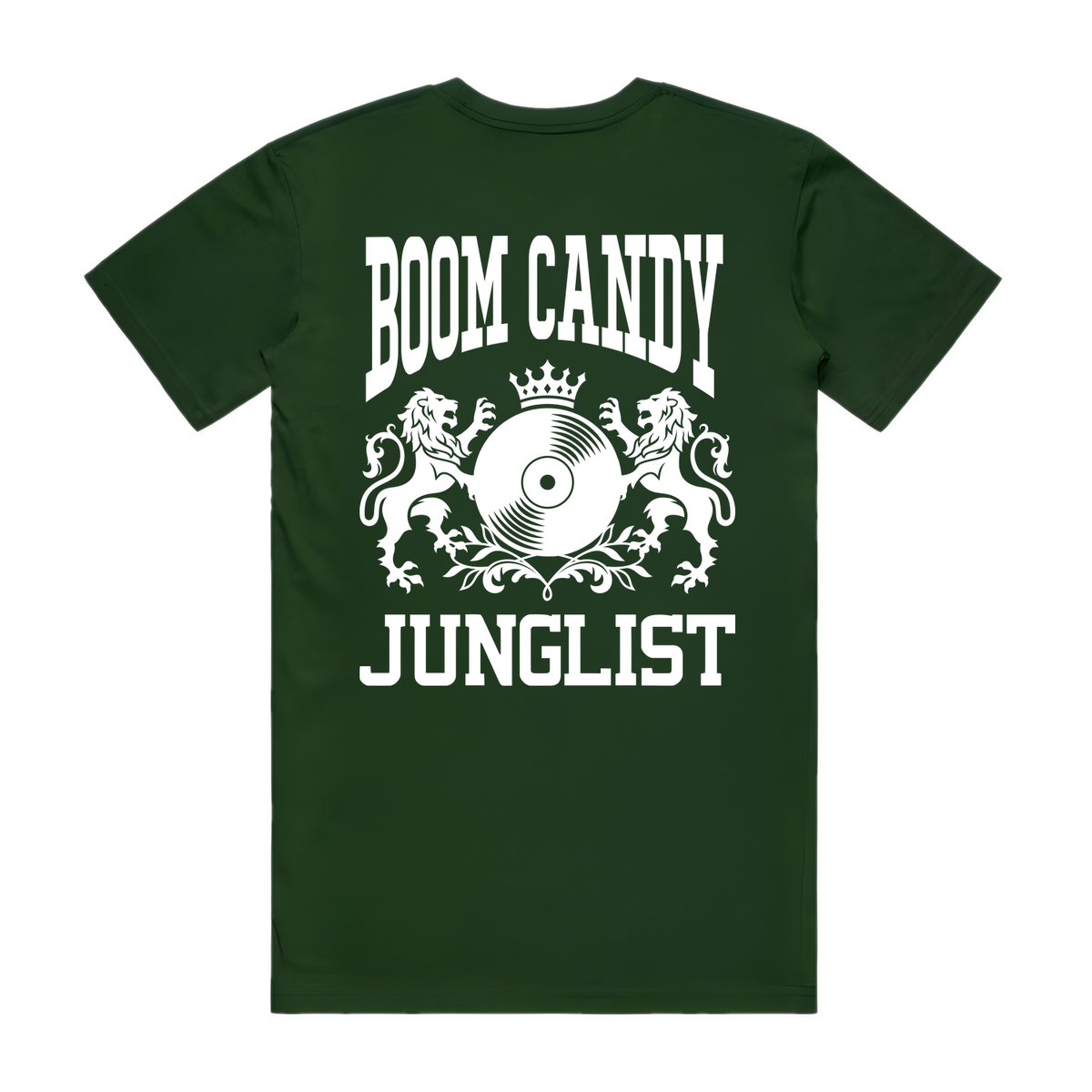 Mens BOOM CANDY JUNGLIST Tee - Forest Green (back)