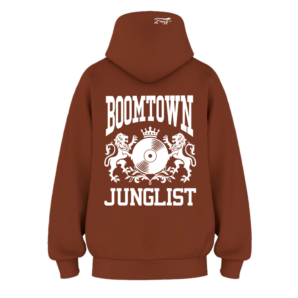 Mens BOOMTOWN JUNGLIST Hoodie - Clay (back)