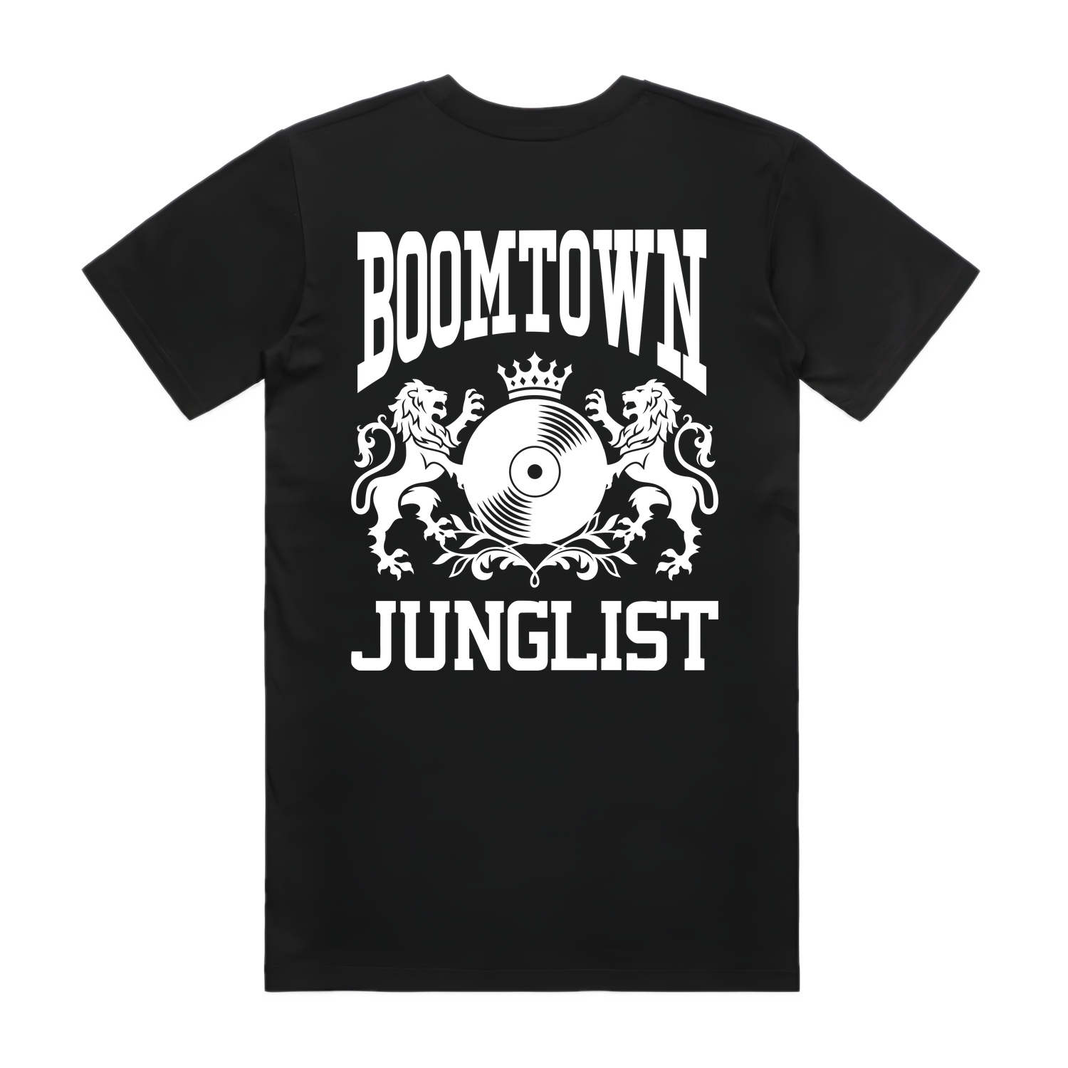 Mens BOOMTOWN JUNGLIST Tee - Black (back)