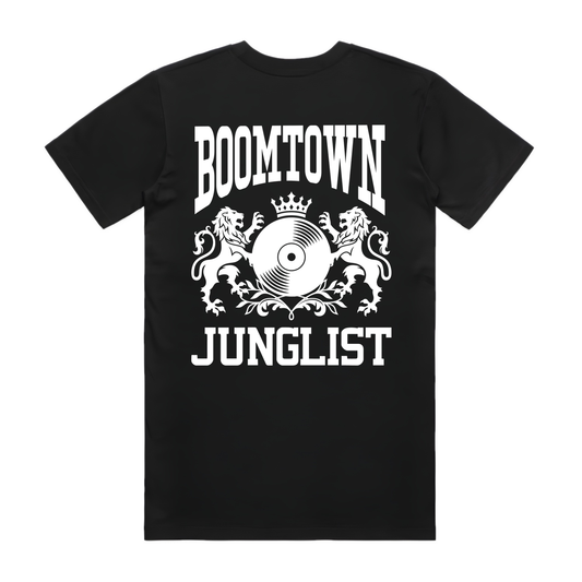 Mens BOOMTOWN JUNGLIST Tee - Black (back)