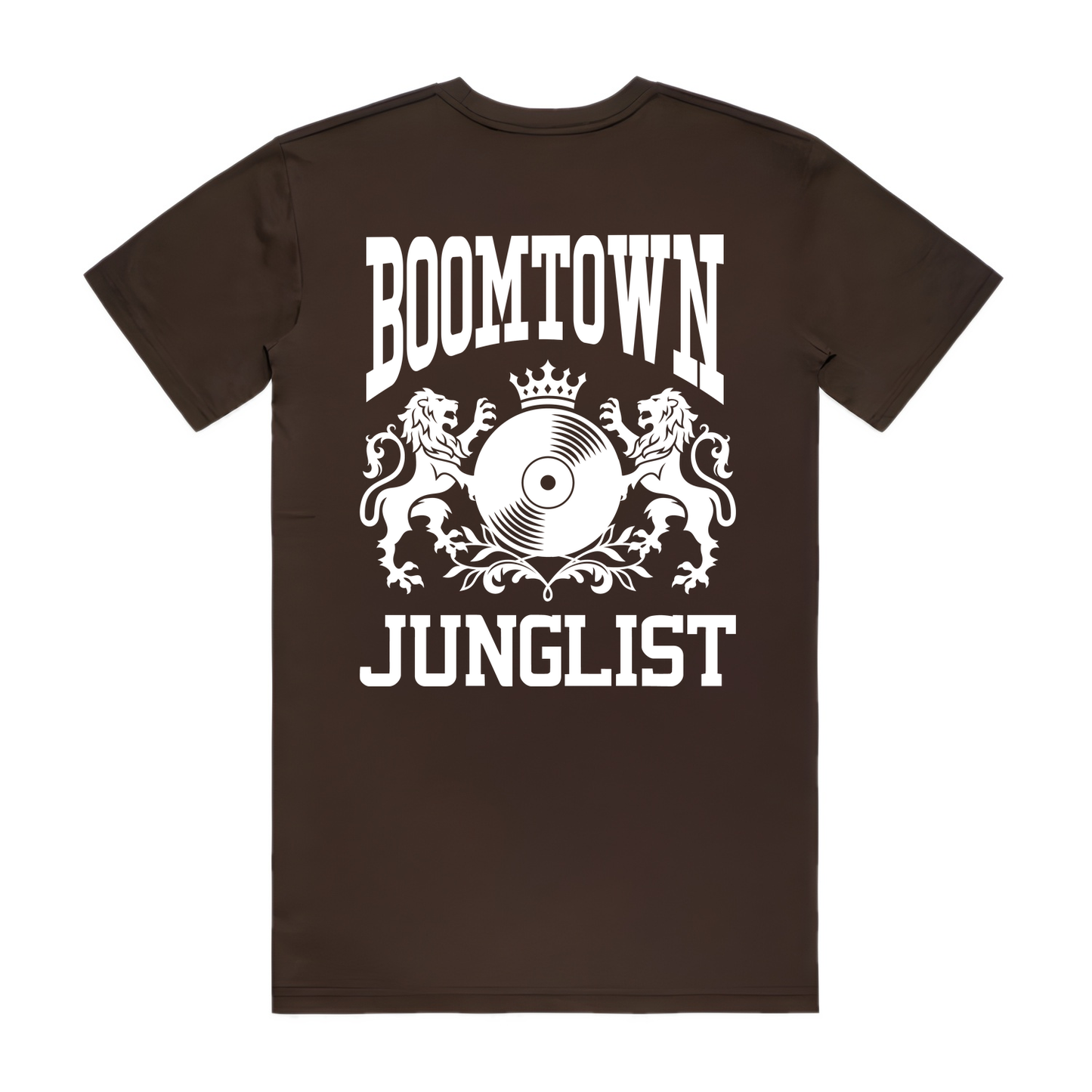 Mens BOOMTOWN JUNGLIST Tee - Chocolate (back)