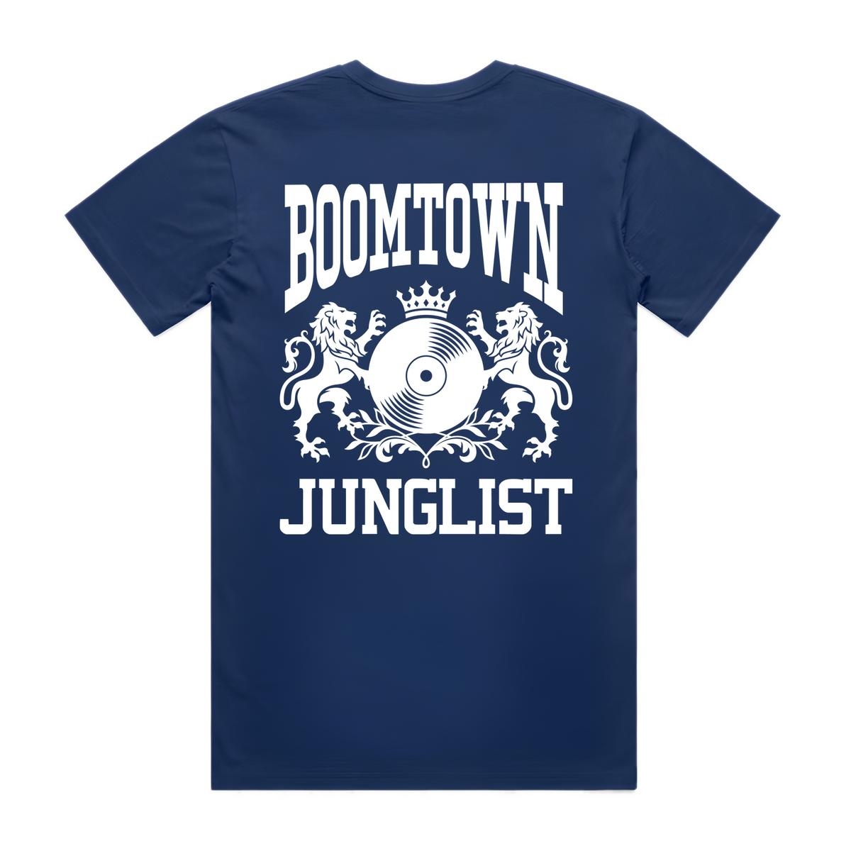 Mens BOOMTOWN JUNGLIST Tee - Cobalt Blue (back)