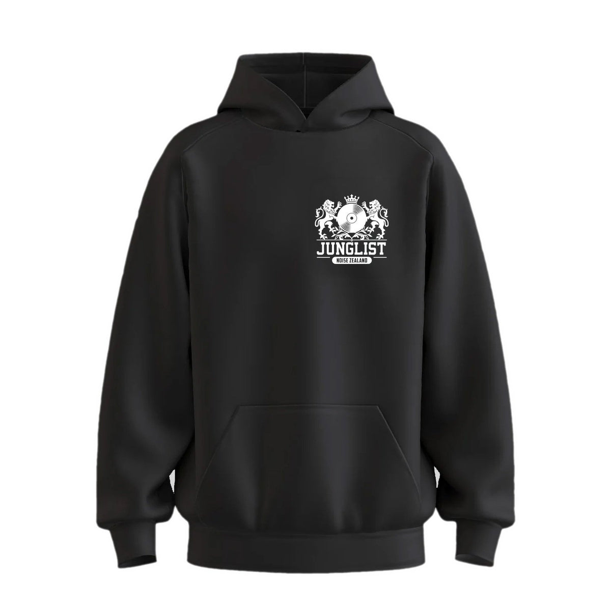 Womens BOOMTOWN JUNGLIST Hoodie - Black (front)