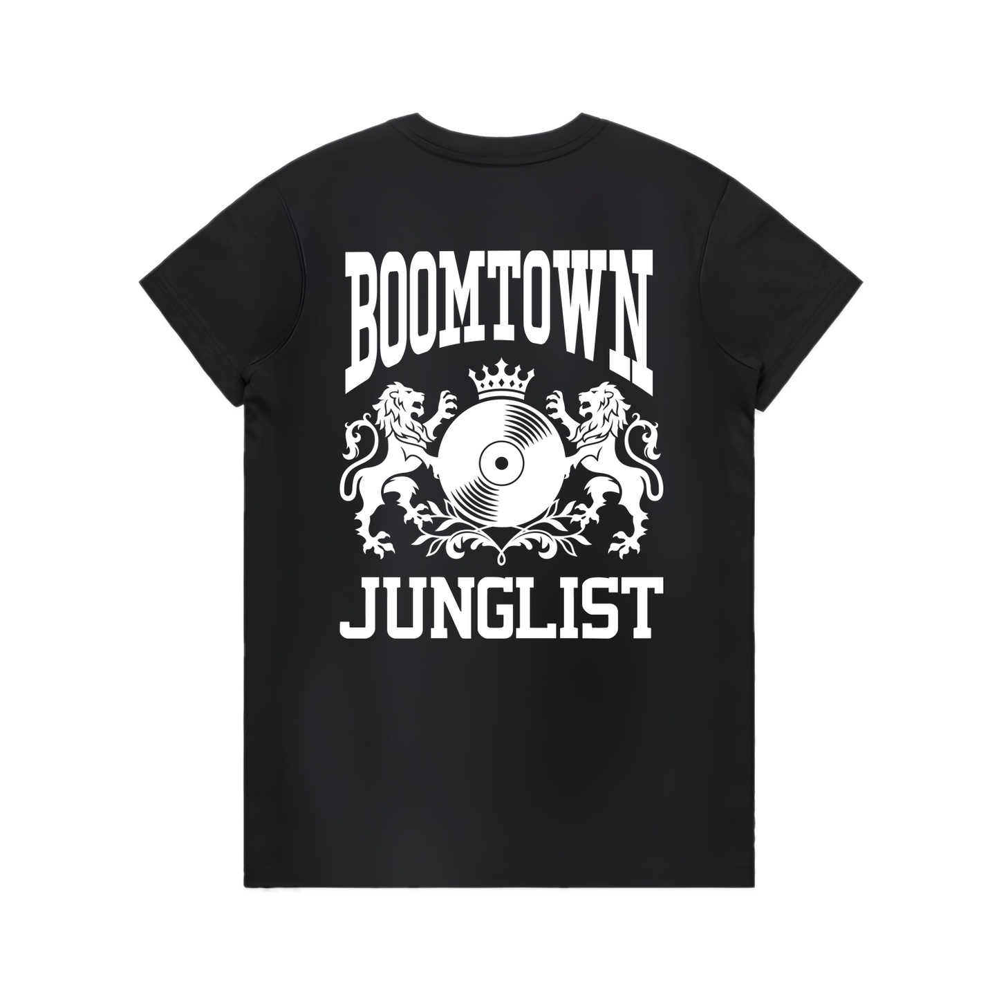 Womens BOOMTOWN JUNGLIST Tee - Black (back)