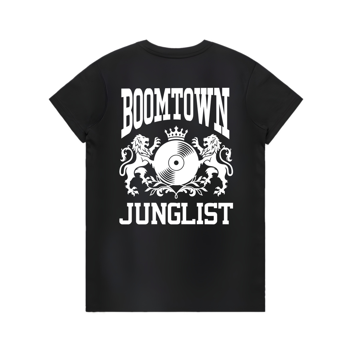 Womens BOOMTOWN JUNGLIST Tee - Black (back)