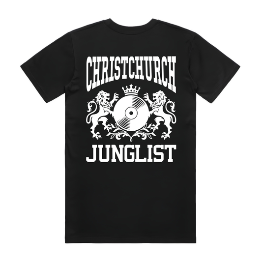 Mens CHCH JUNGLIST Tee - Black (back)