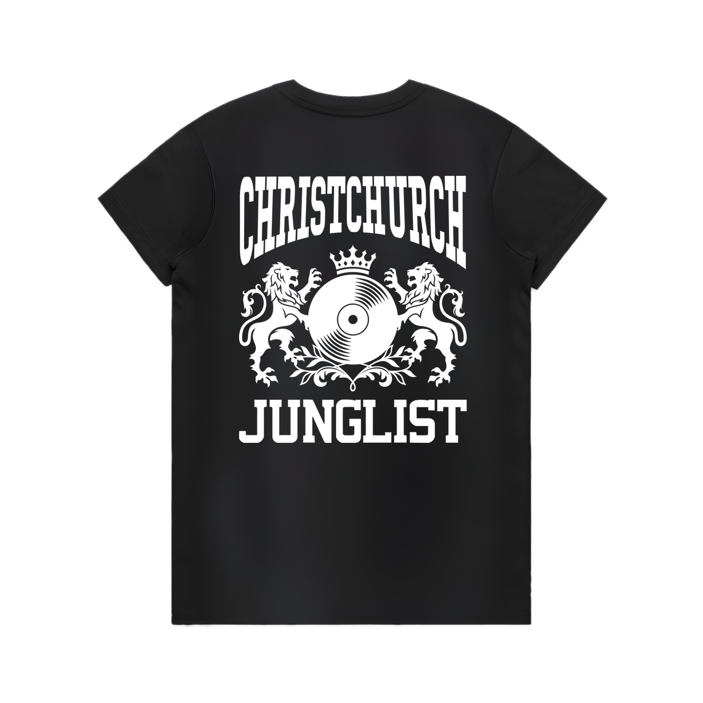 Womens CHCH JUNGLIST Tee - Black (back)