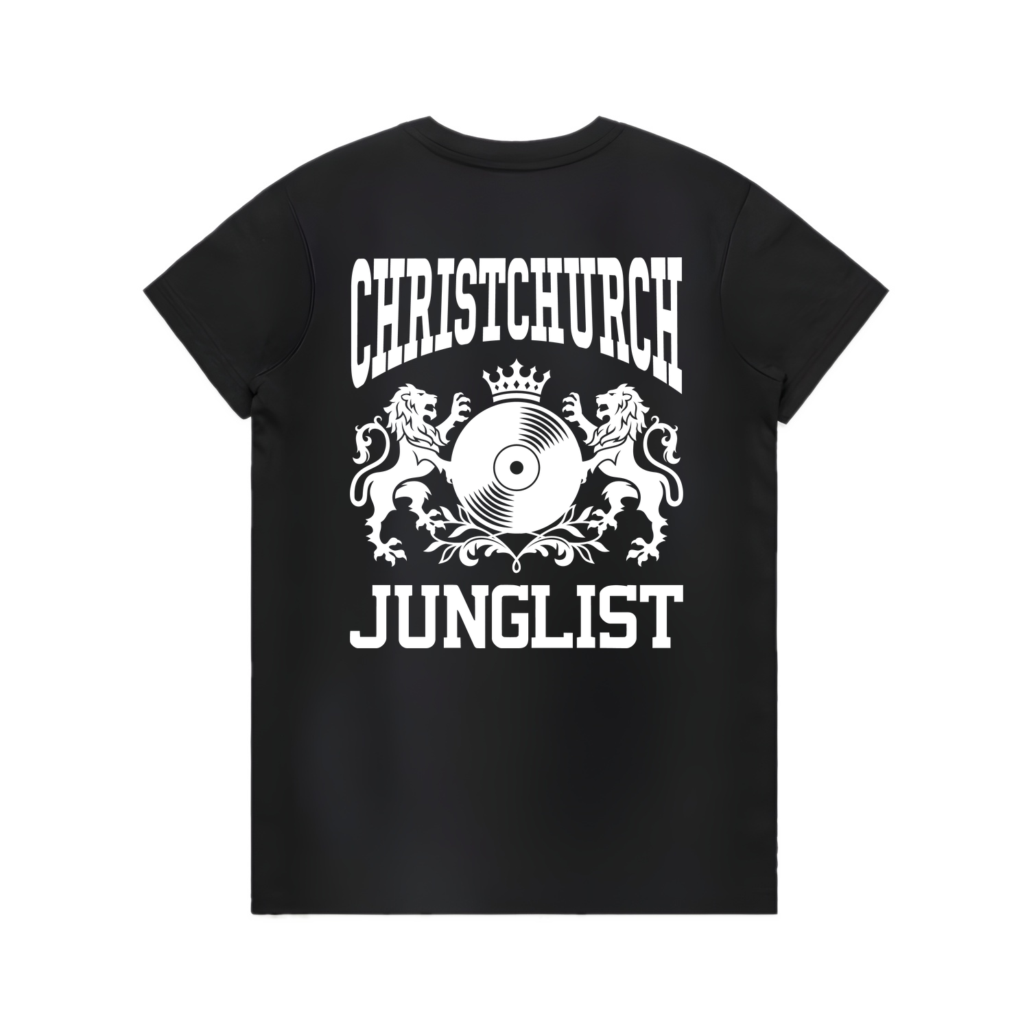Womens CHCH JUNGLIST Tee - Black (back)