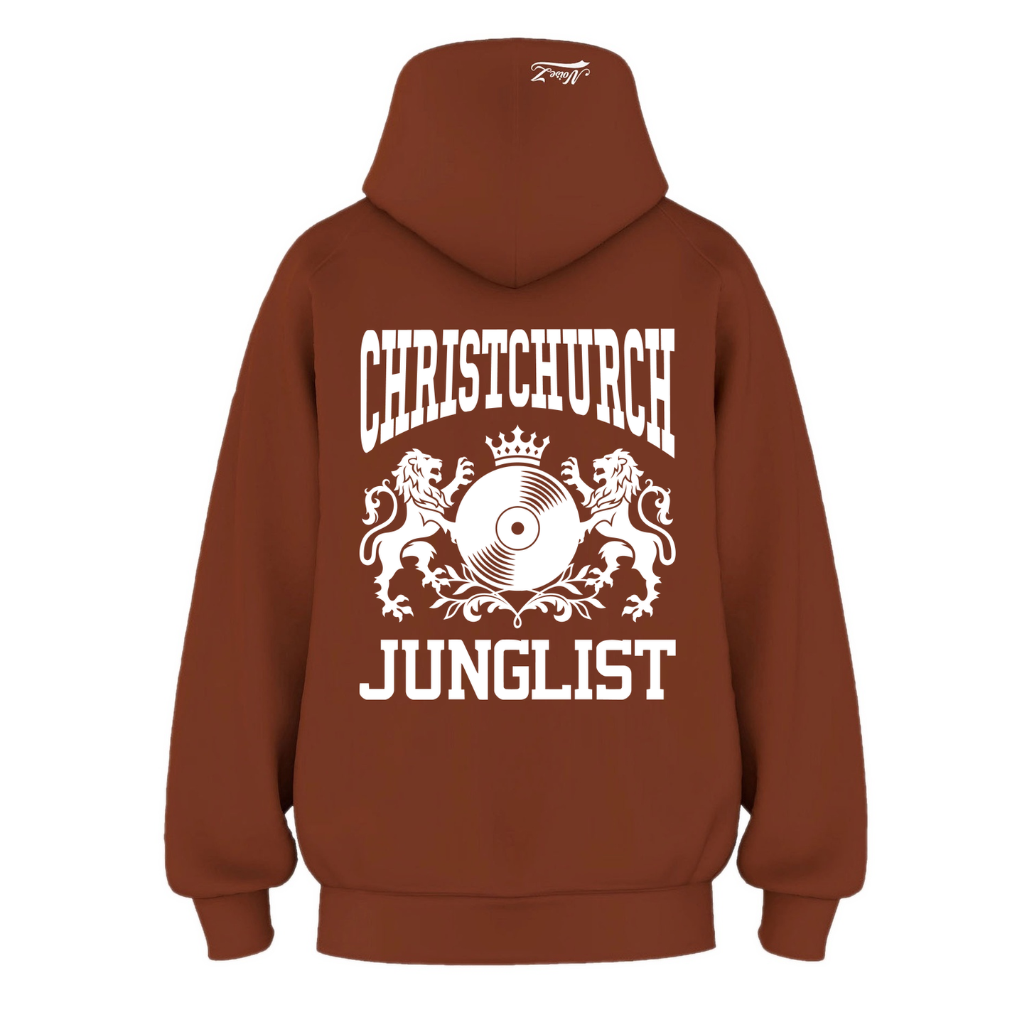 Mens CHCH JUNGLIST Hoodie - Clay (back)