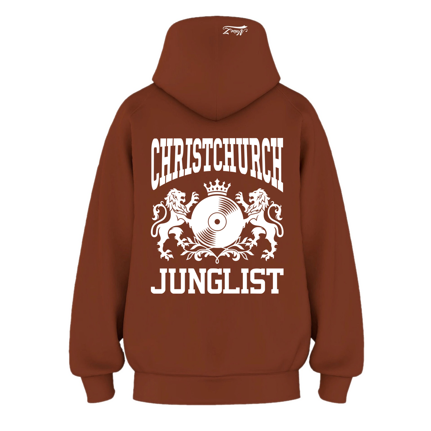 Mens CHCH JUNGLIST Hoodie - Clay (back)