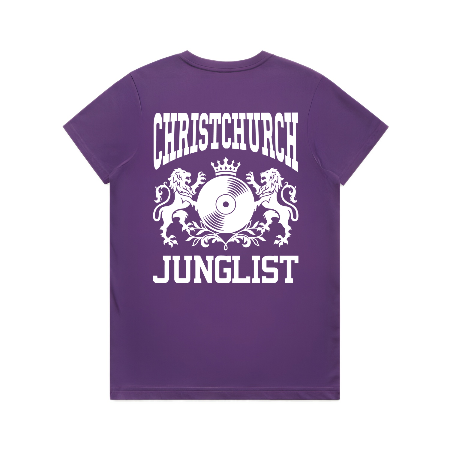 Womens CHCH JUNGLIST Tee - Purple (back)