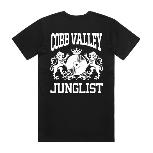 Mens COBB VALLEY JUNGLIST Tee - Black (back)