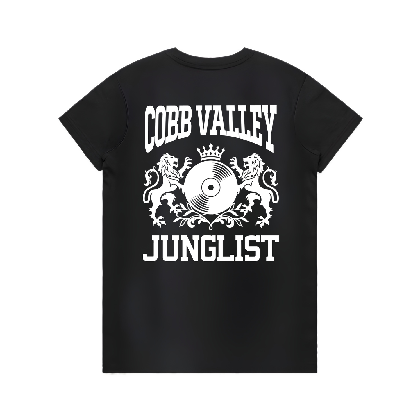 Womens COBB VALLEY JUNGLIST Tee - Black (back)