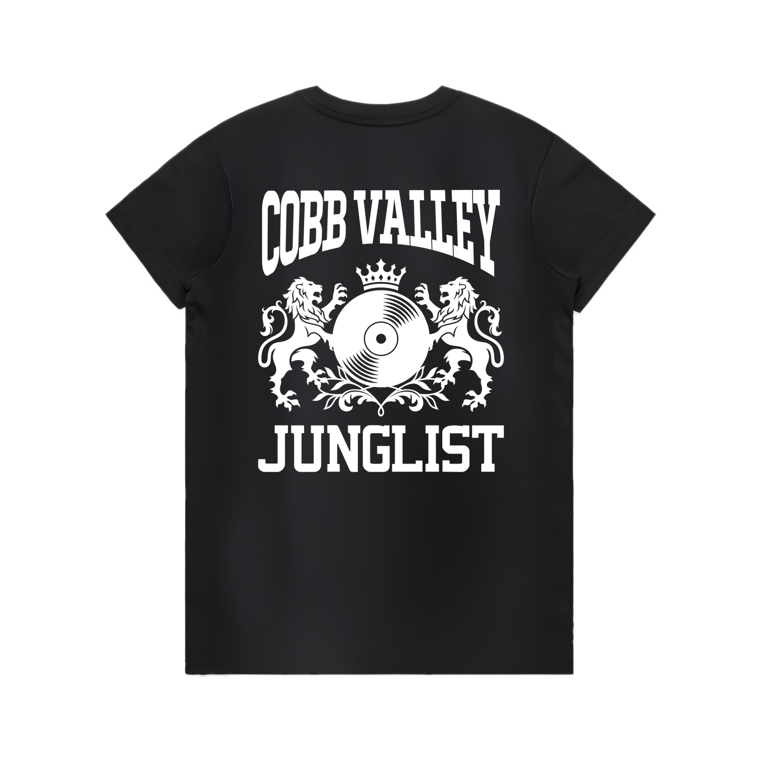 Womens COBB VALLEY JUNGLIST Tee - Black (back)