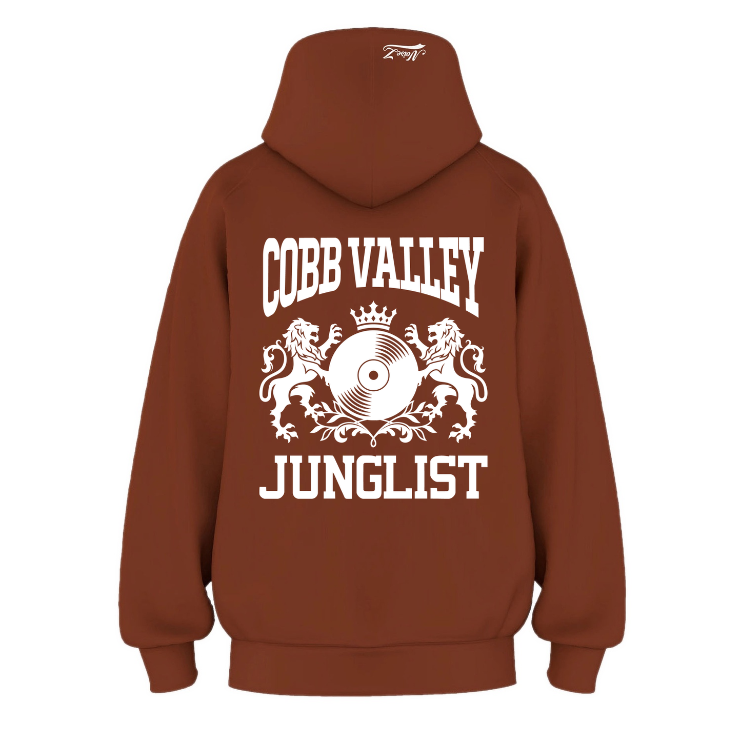 Mens COBB VALLEY JUNGLIST Hoodie - Clay (back)