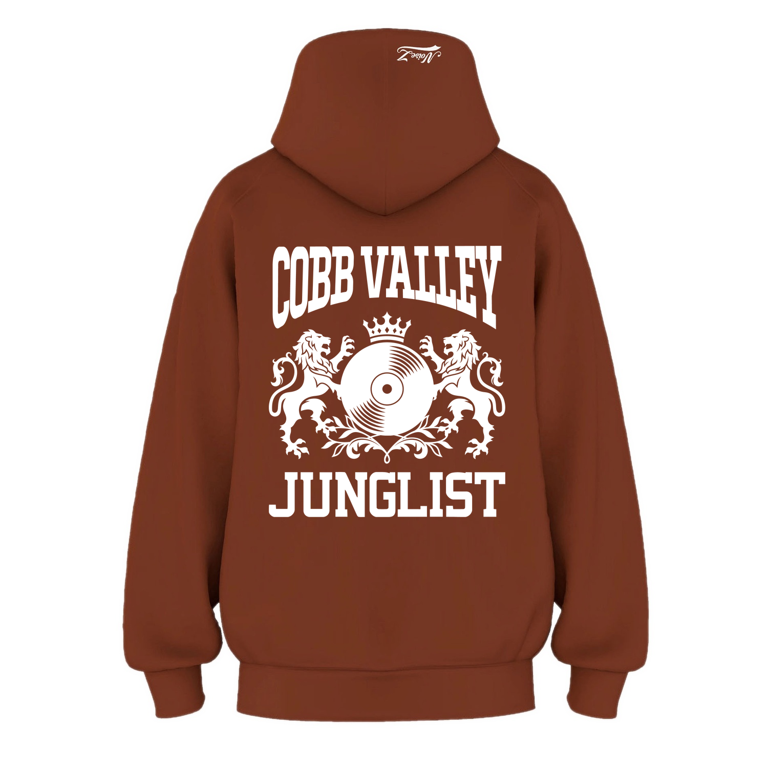 Mens COBB VALLEY JUNGLIST Hoodie - Clay (back)