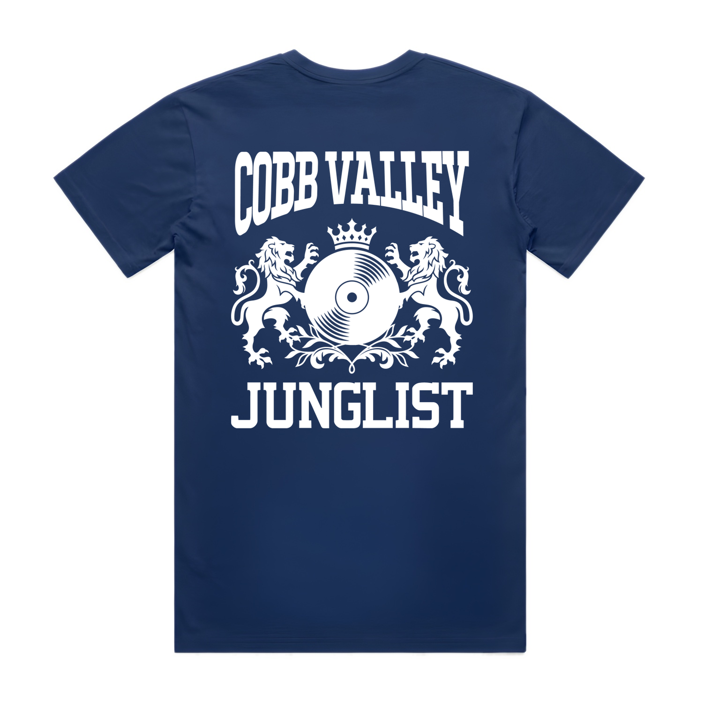 Mens COBB VALLEY JUNGLIST Tee - Cobalt Blue (back)