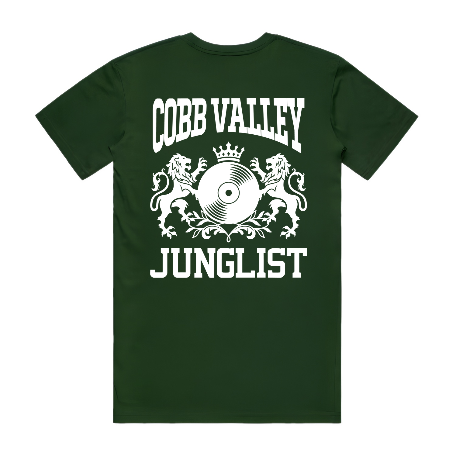 Mens COBB VALLEY JUNGLIST Tee - Forest Green (back)