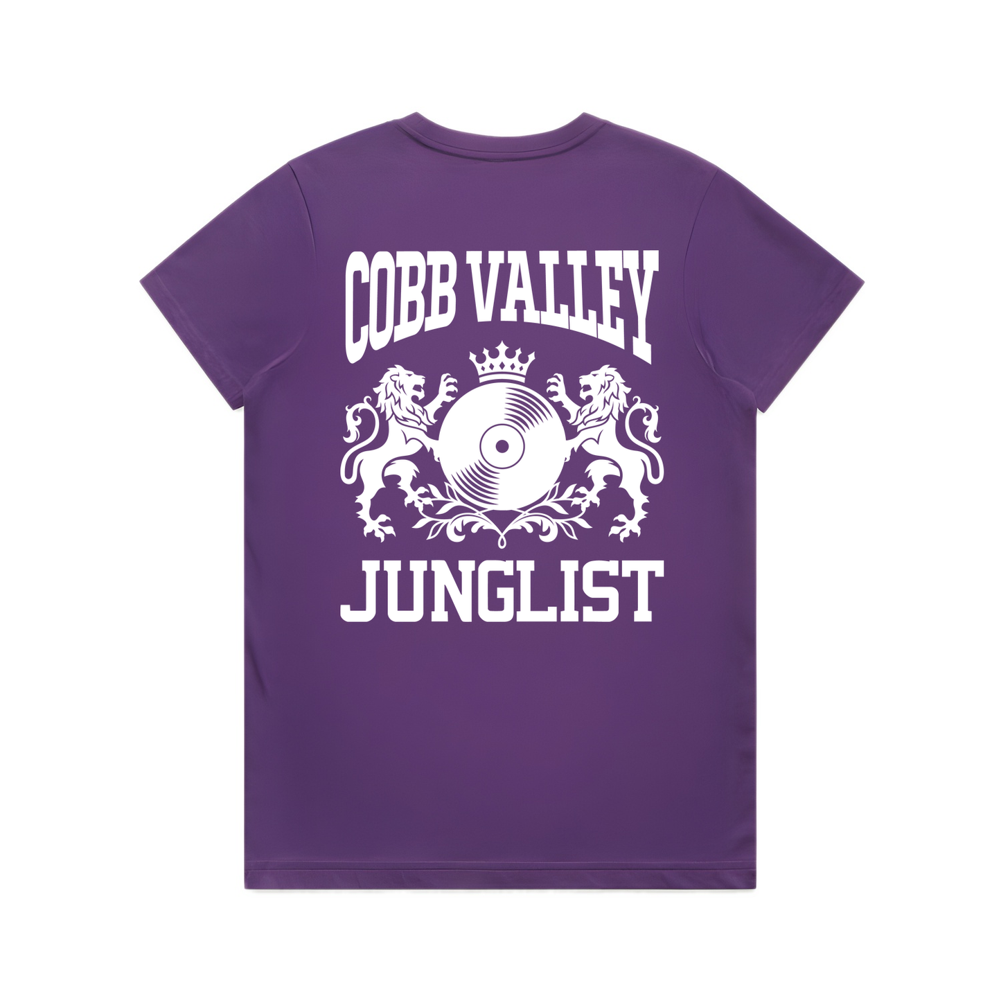Womens COBB VALLEY JUNGLIST Tee - Purple (back)