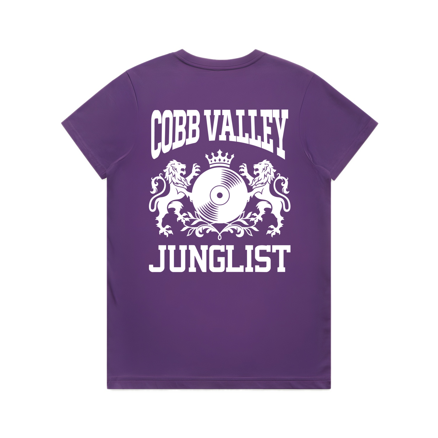 Womens COBB VALLEY JUNGLIST Tee - Purple (back)