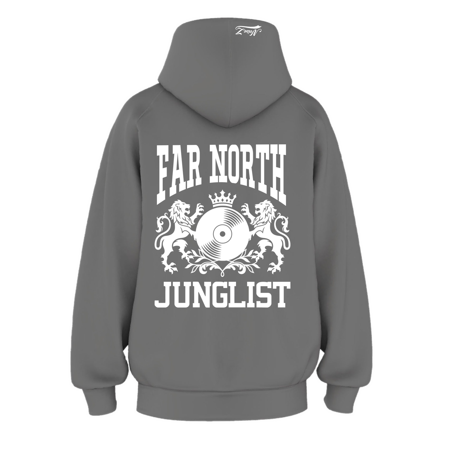 Womens FAR NORTH JUNGLIST Hoodie - Shadow (back)