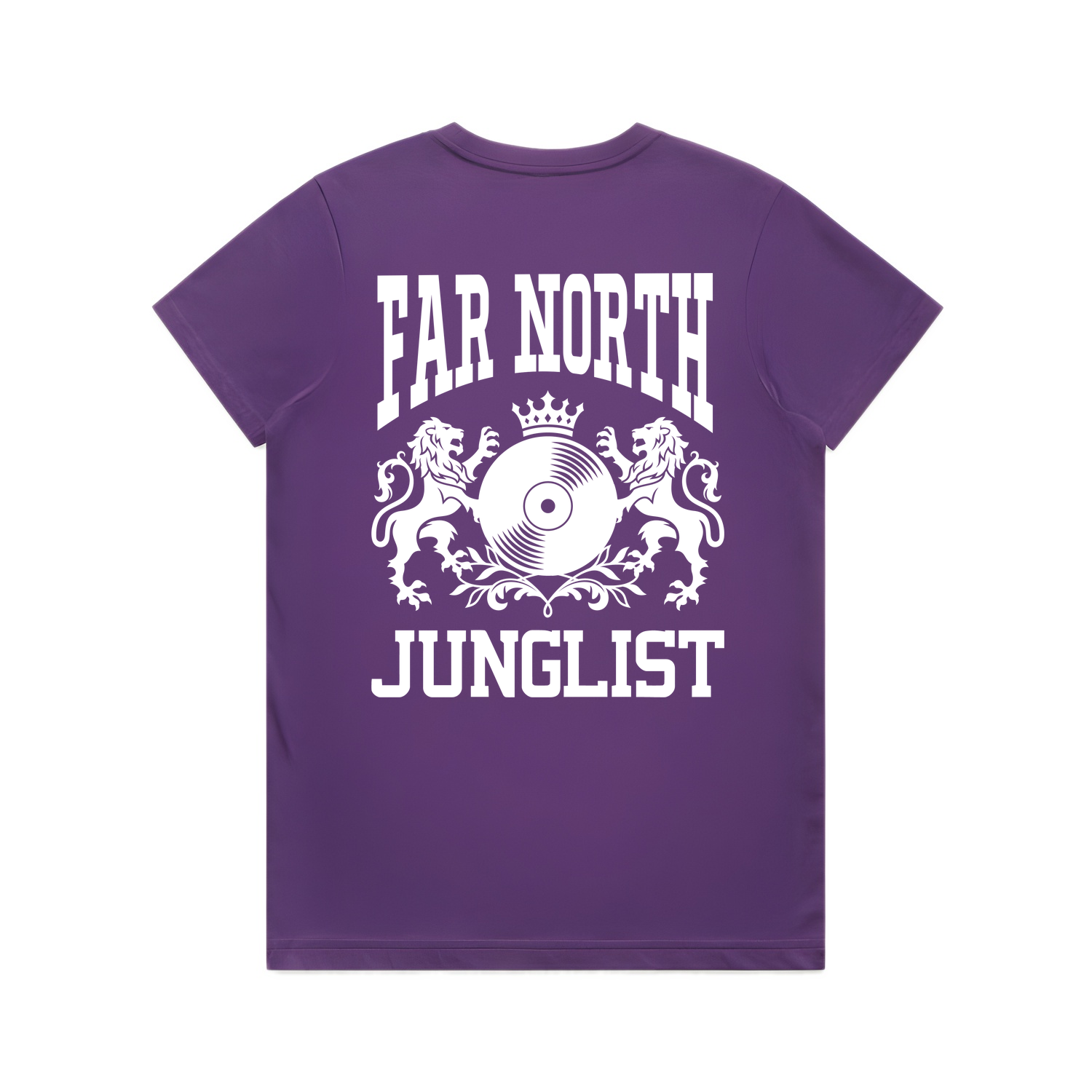 Womens FAR NORTH JUNGLIST Tee - Purple (back)