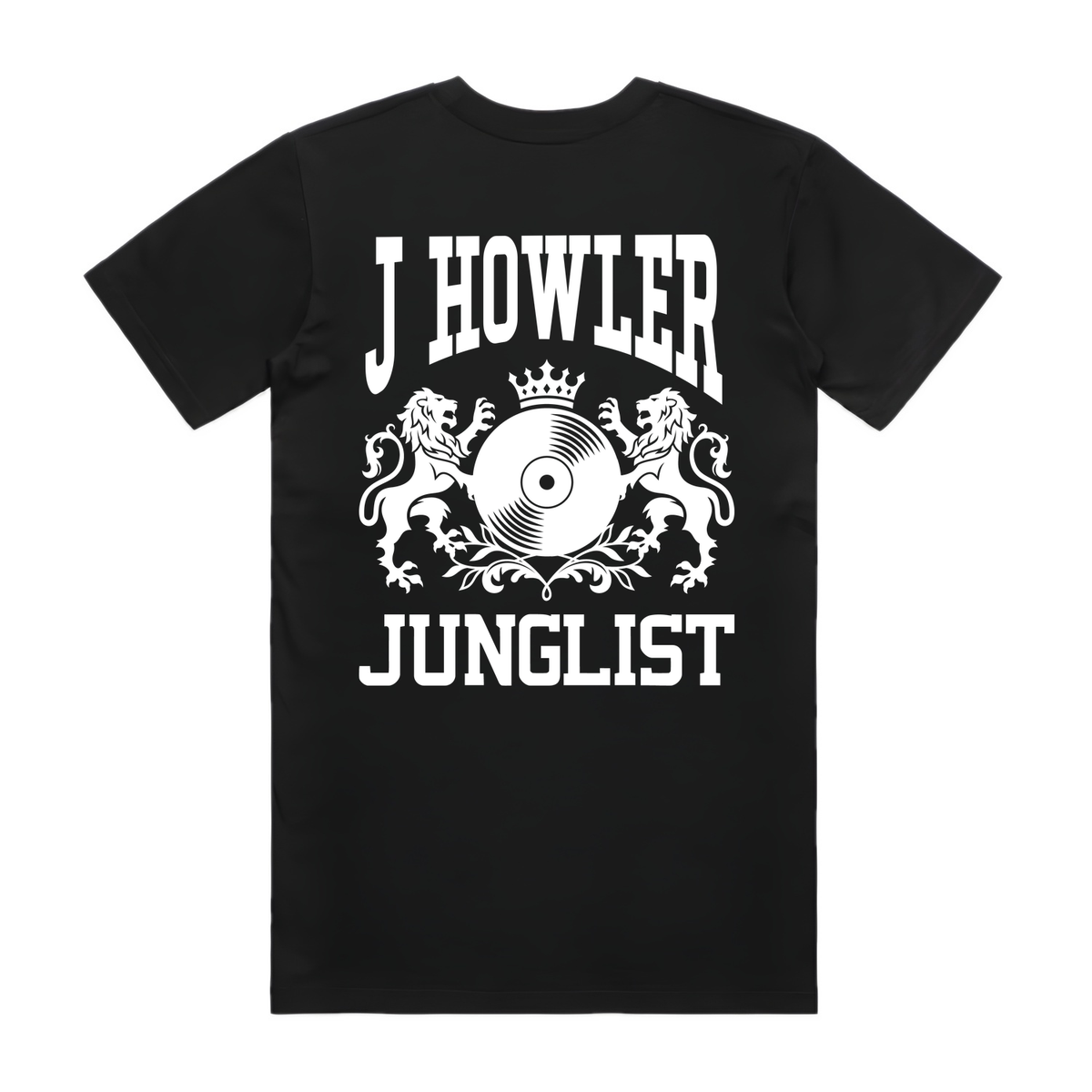 Mens J HOWLER JUNGLIST Tee - Black (back)