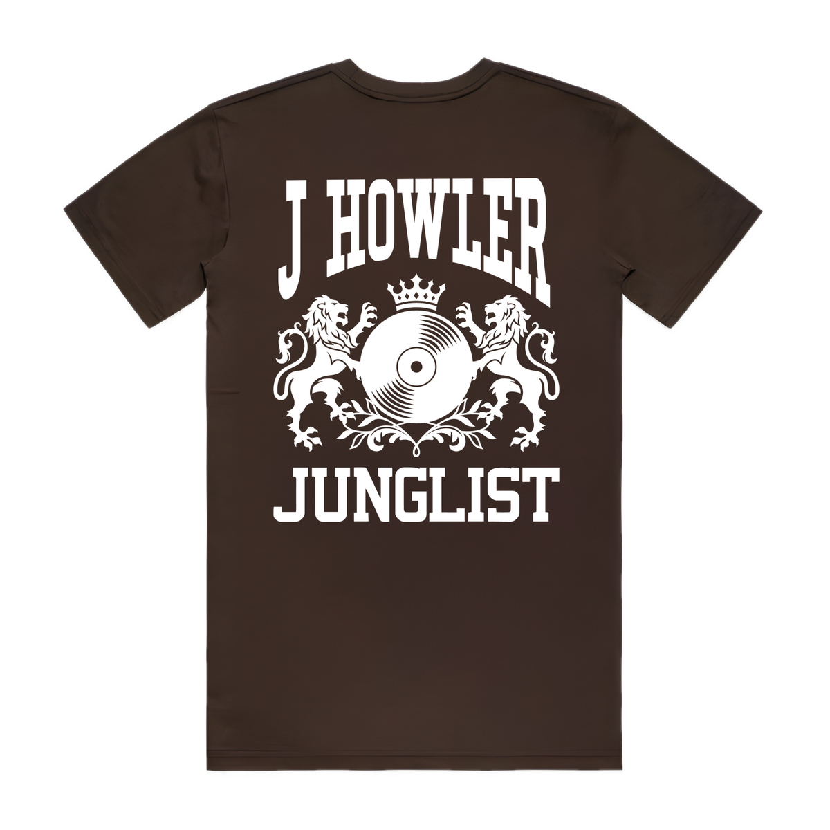 Mens J HOWLER JUNGLIST Tee - Chocolate (back)