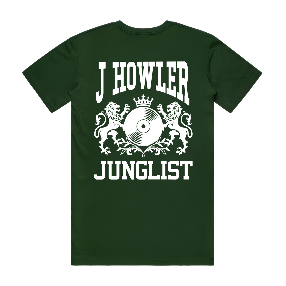 Mens J HOWLER JUNGLIST Tee - Forest Green (back)