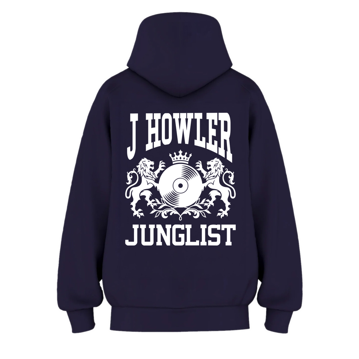 Womens J HOWLER JUNGLIST Hoodie - Ink Blue (back)