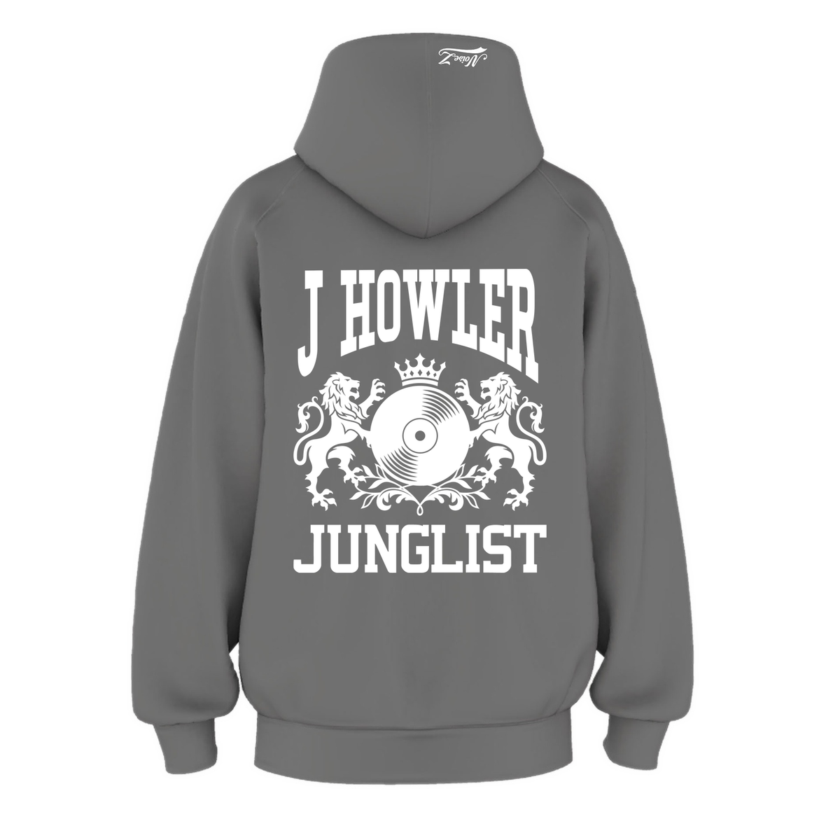 Womens J HOWLER JUNGLIST Hoodie - Shadow (back)