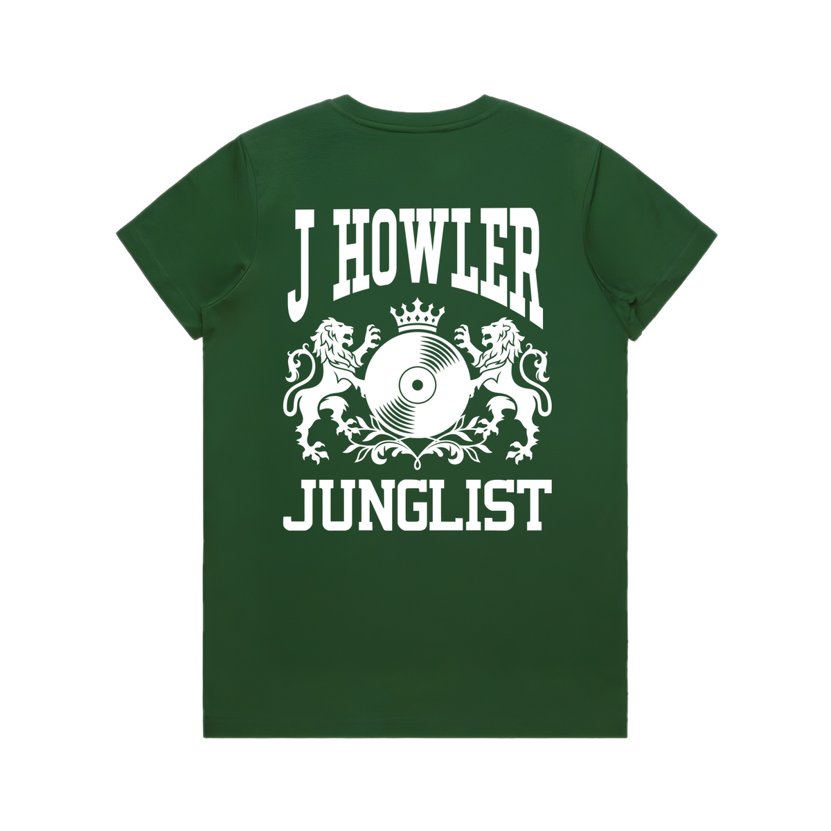 Womens J HOWLER JUNGLIST Tee - Forest Green (back)