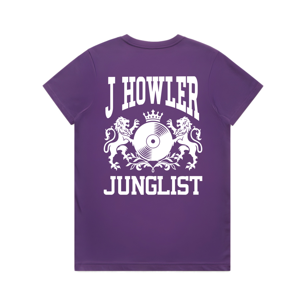 Womens J HOWLER JUNGLIST Tee - Purple (back)