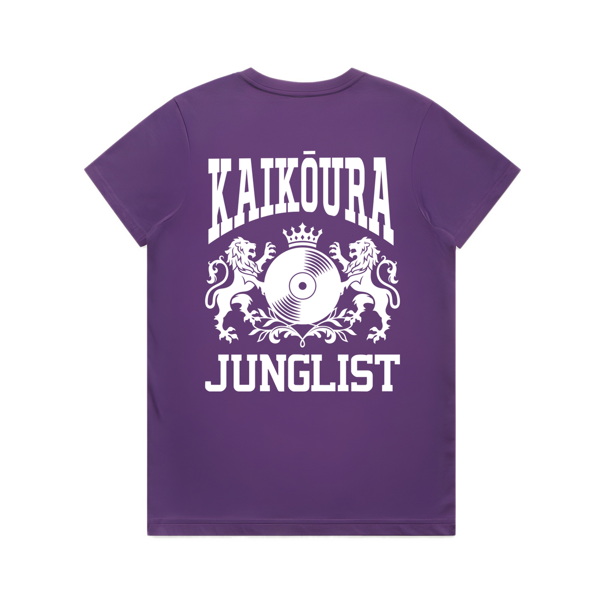 Womens KAIKŌURA JUNGLIST Tee - Purple (back)