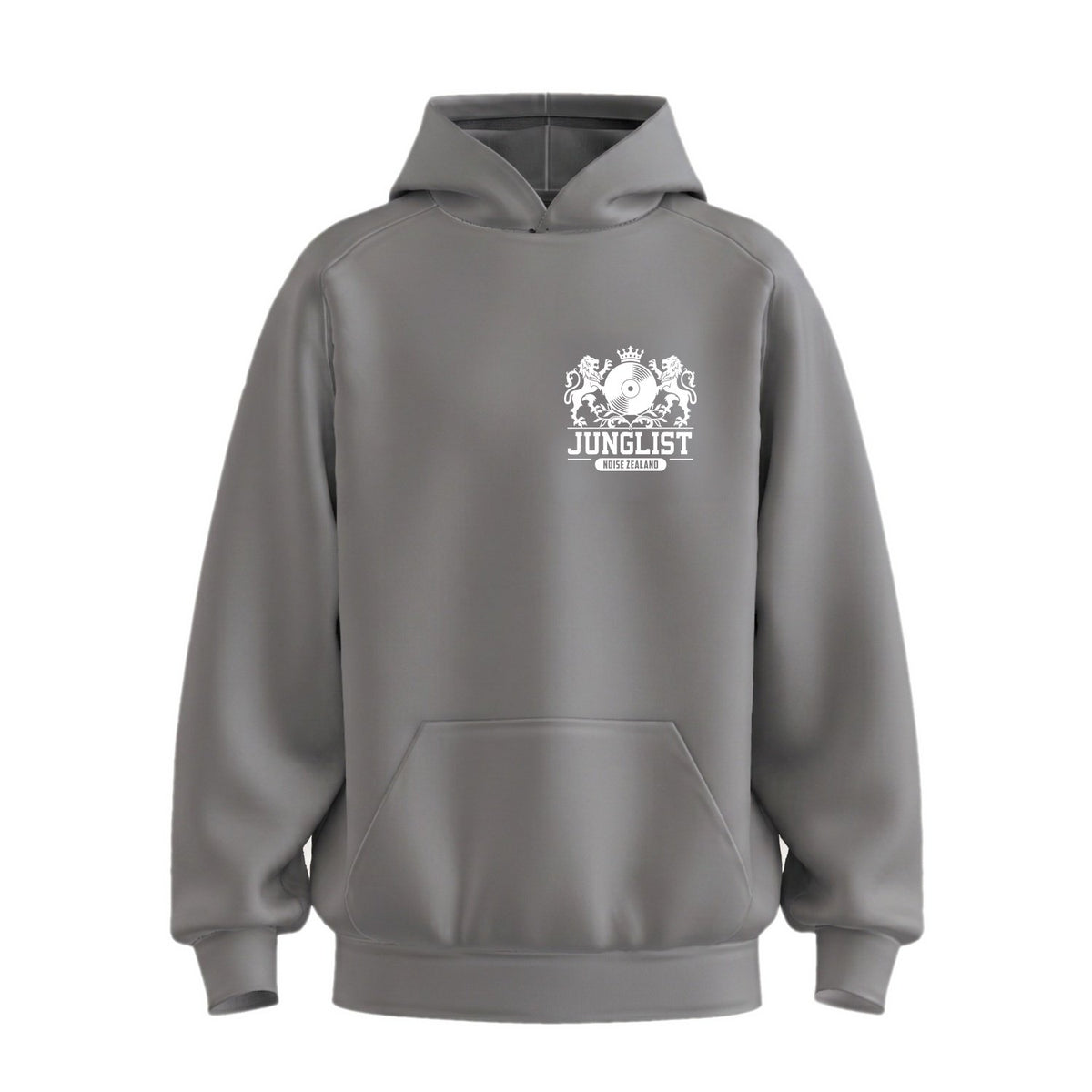 Mens WAIHEKE JUNGLIST Hoodie - Shadow (front)