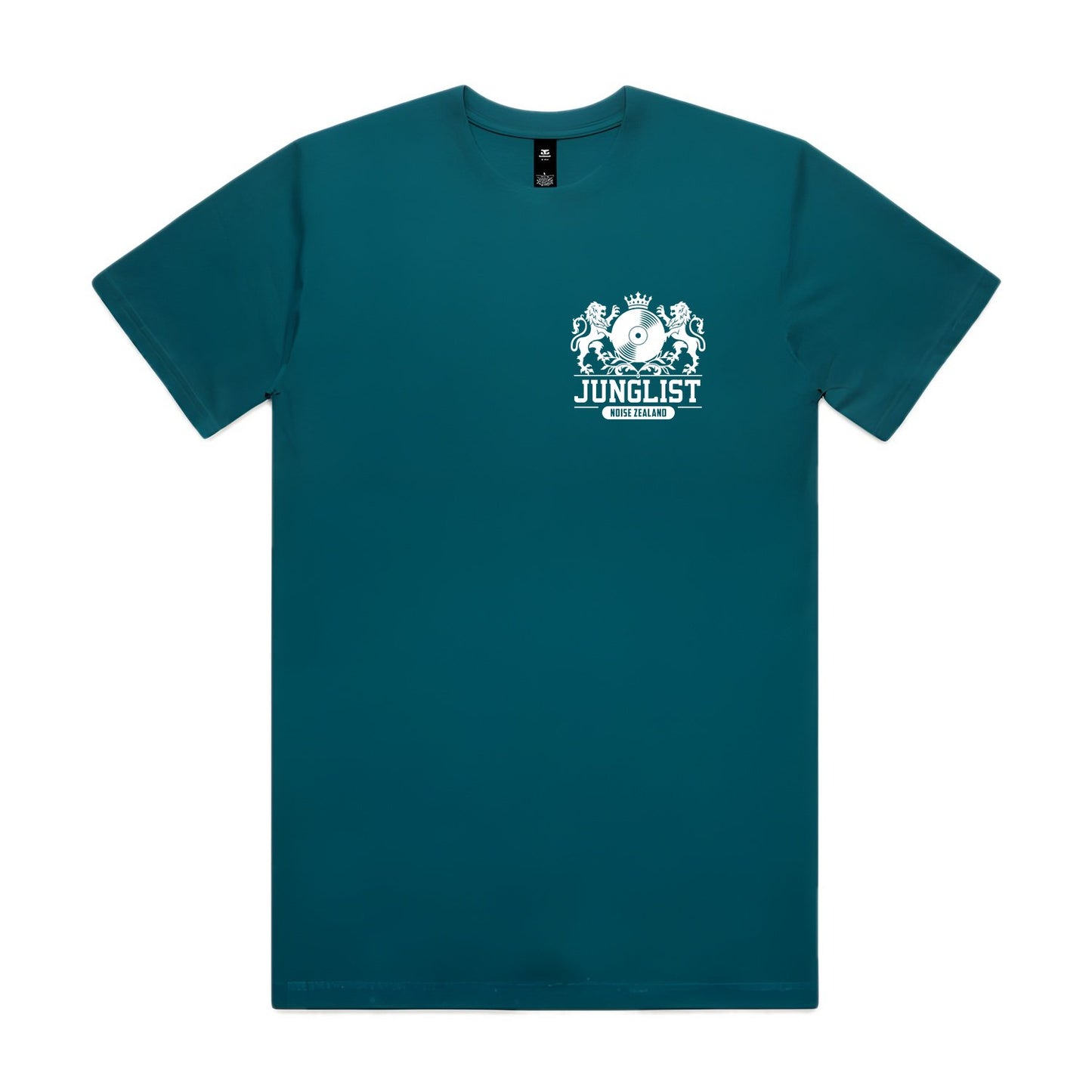 Mens WANAKA JUNGLIST Tee - Atlantic (front)