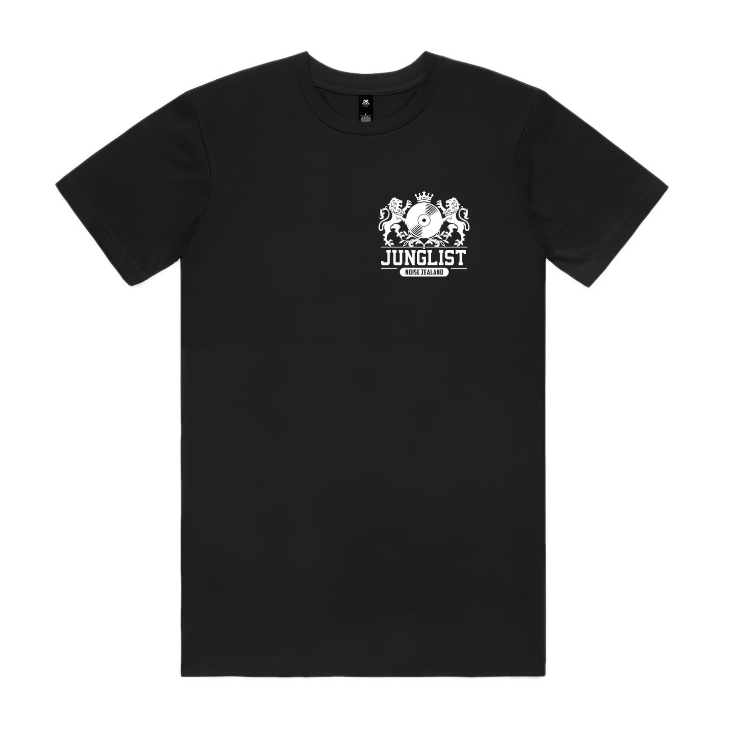 Mens TIMARU JUNGLIST Tee - Black (front)