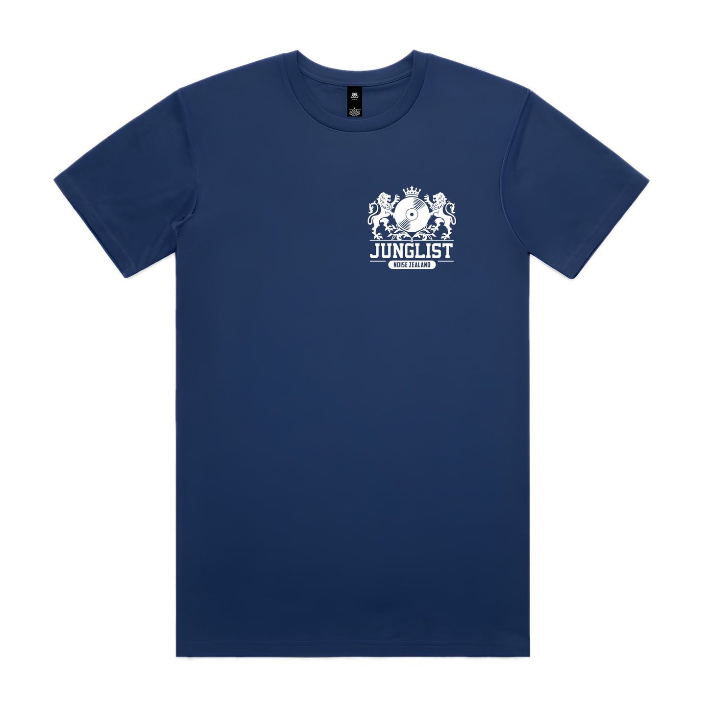 Mens WAIHEKE JUNGLIST Tee - Cobalt Blue (front)