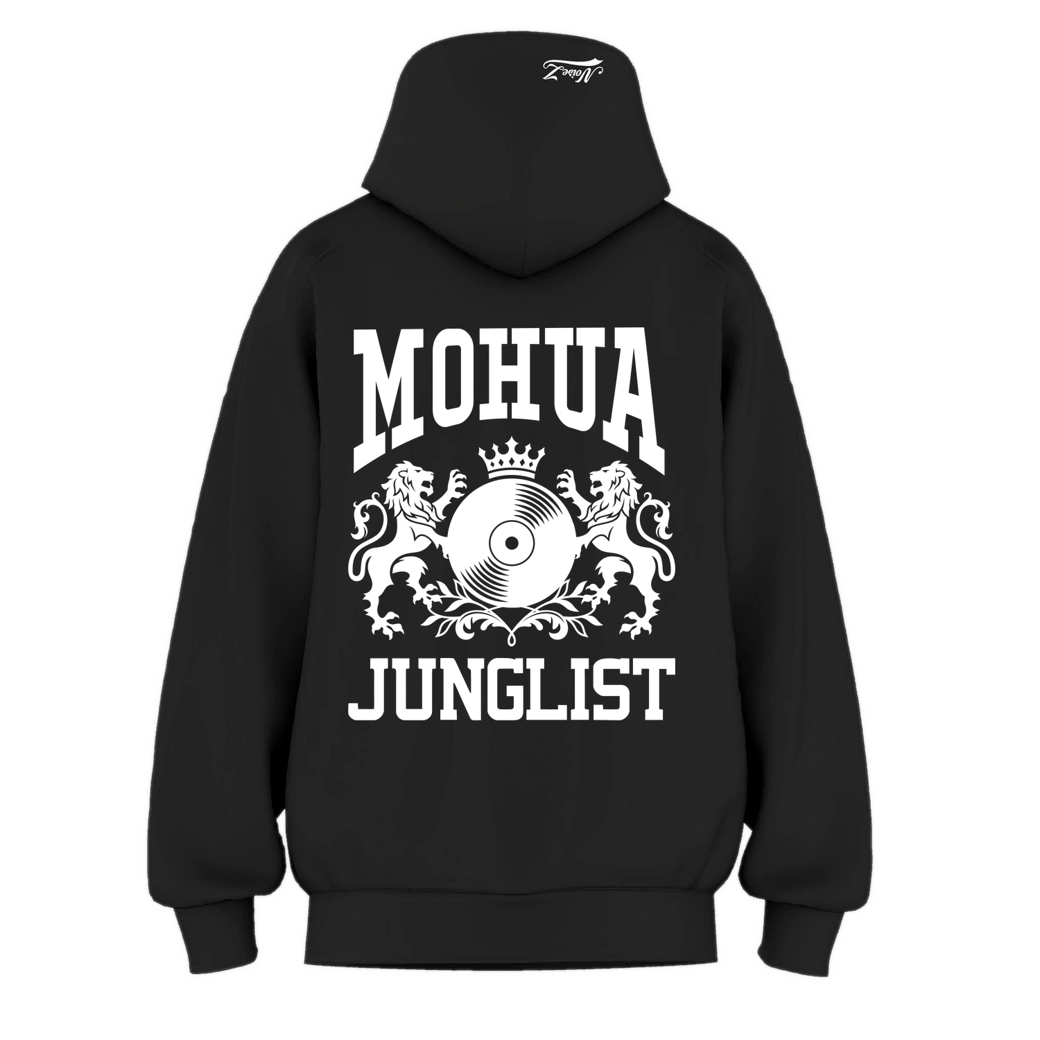 Mens MOHUA JUNGLIST Hoodie - Black (back)