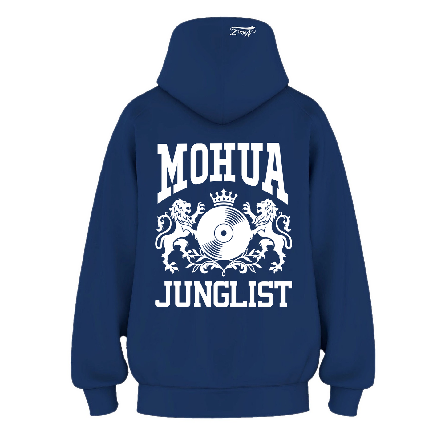 Mens MOHUA JUNGLIST Hoodie - Cobalt Blue (back)