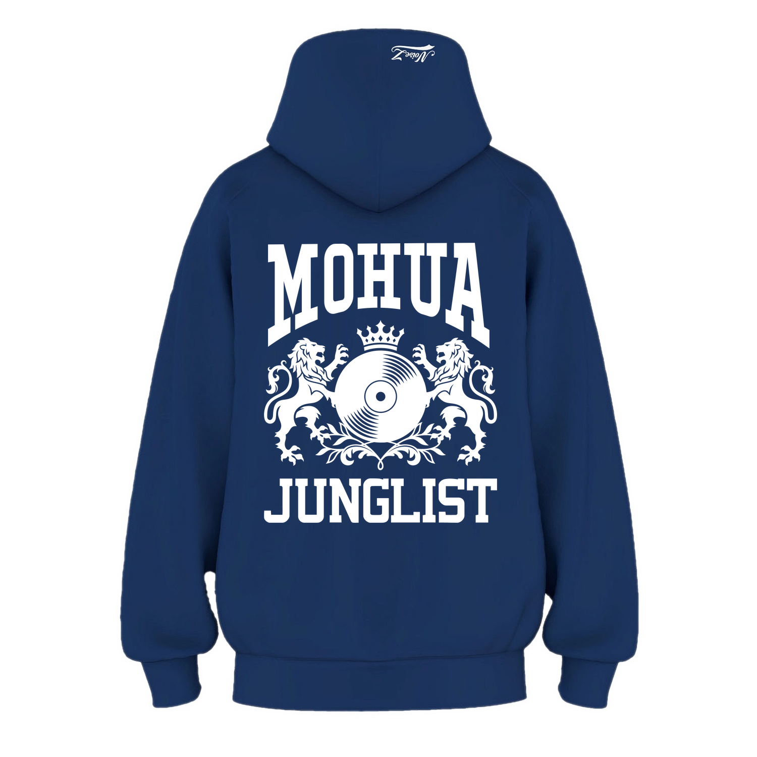Mens MOHUA JUNGLIST Hoodie - Cobalt Blue (back)